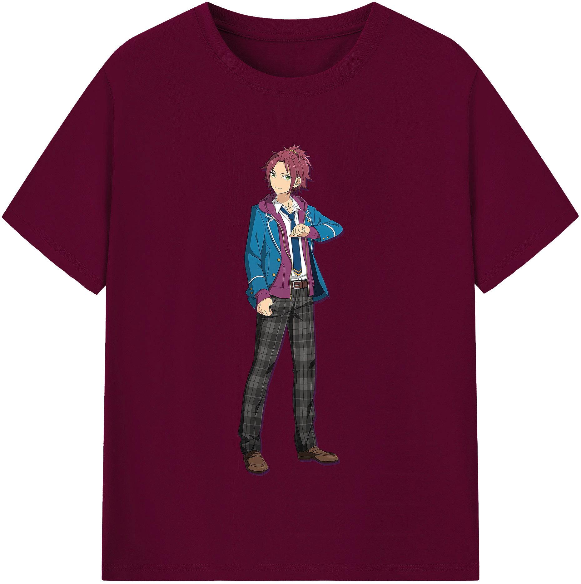 （画像用） あんさんぶるスターズ! Ensemble Stars レディースカジュアルプリントTシャツ（綿100％）